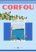 Affiche Corfou