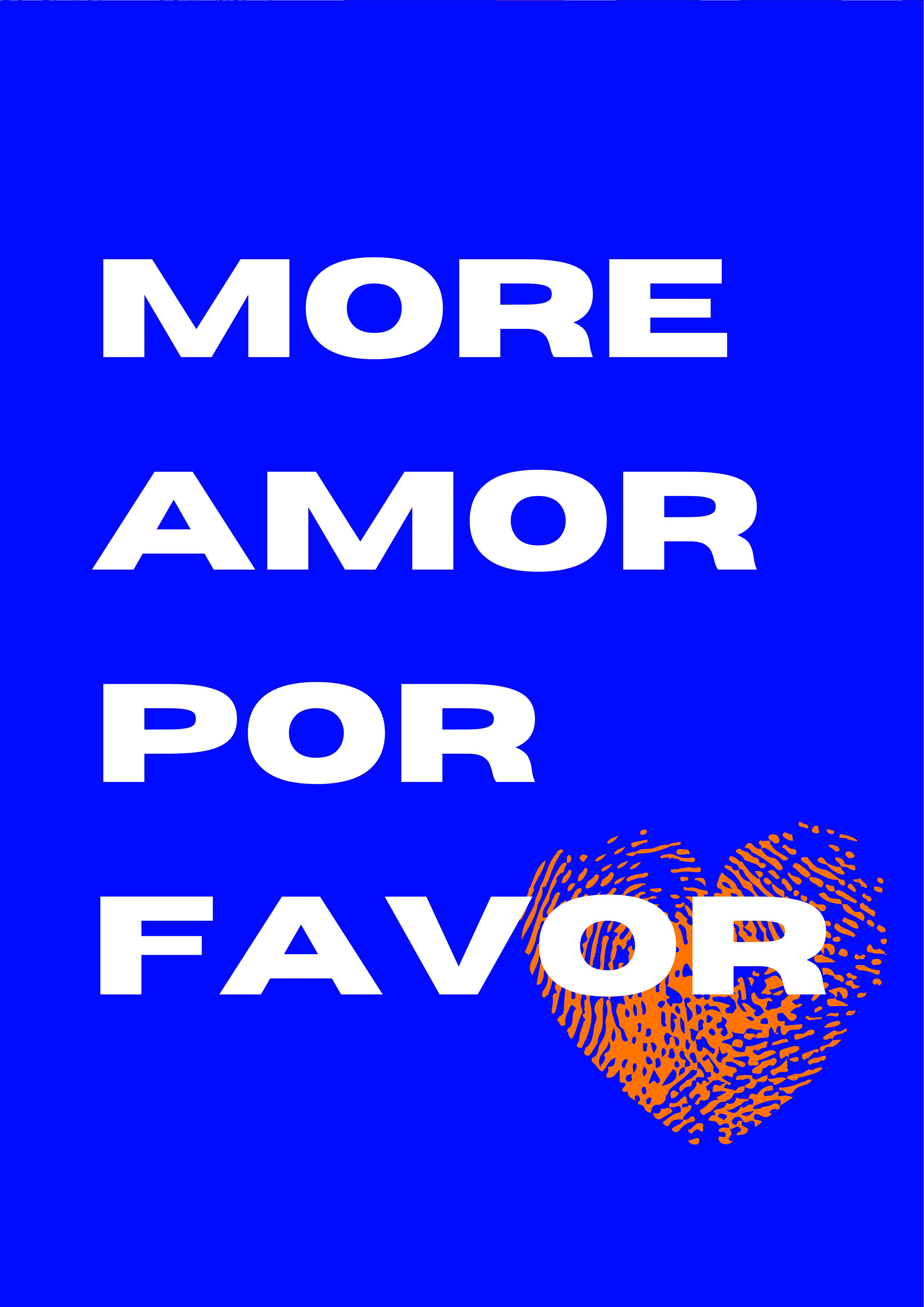 Affiche More Amor Por Favor